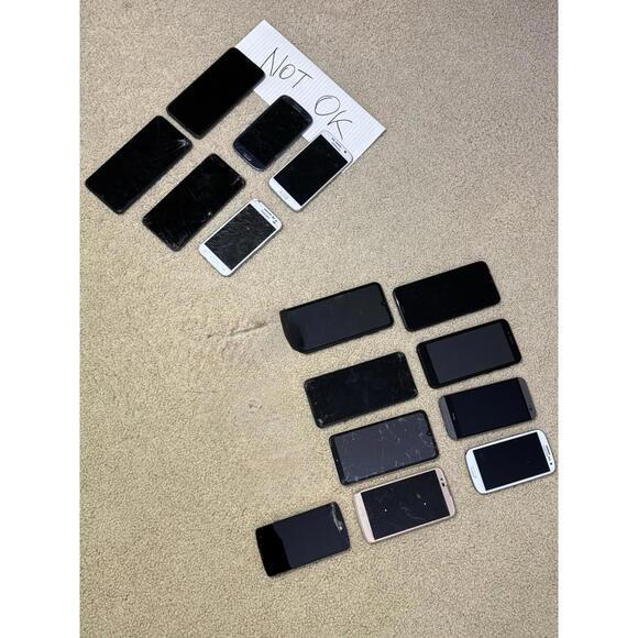 Large Smartphone Lot – Mixed Condition (Working + For Parts) + Two tablets